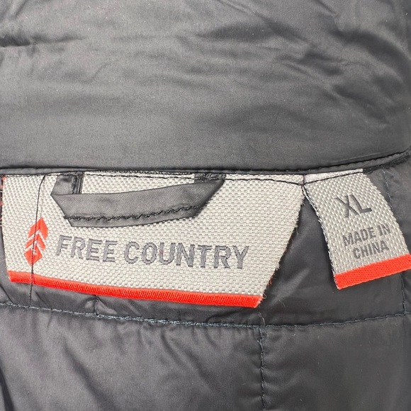 Men's FreeCycle Stimson Puffer Vest Navy Blue Size XL lots of pockets EC - Picture 8 of 9